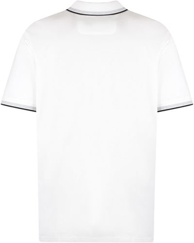 BOSS Cotton-piqué Polo Shirt - White
