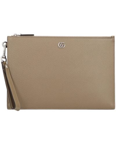 Gucci GG Marmont Pouch - Brown