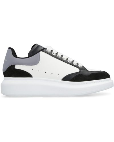 Alexander McQueen Larry Leather Sneakers - White