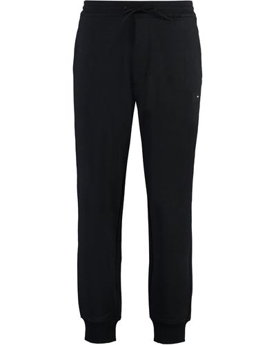 Y-3 Track-pants in cotone con logo - Nero