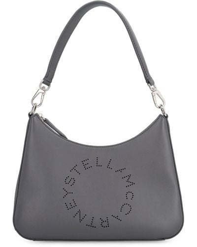 Stella McCartney Stella Logo Shoulder Bag - Grey