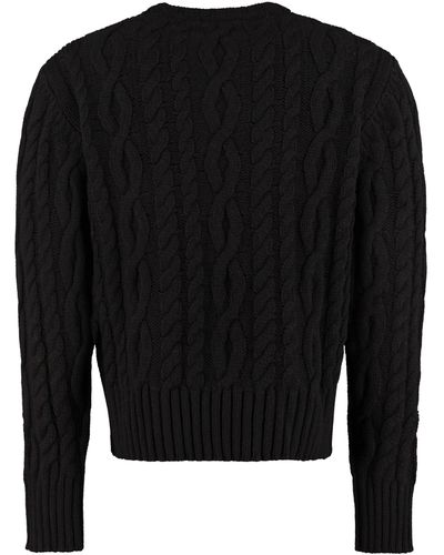 Telfar Pullover in maglia a trecce - UNI - Nero