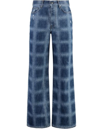 Amiri Wide-leg Jeans - Blue