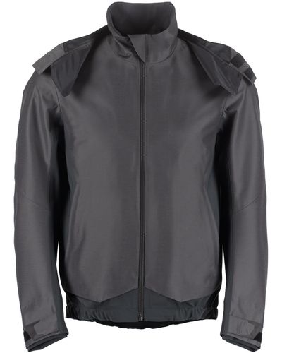 Sease Wind Seeker Technical Fabric Hooded Jacket - Grey