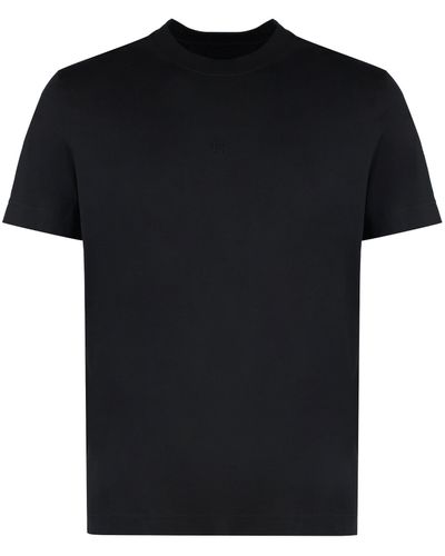 Givenchy T-shirt girocollo in cotone - Nero