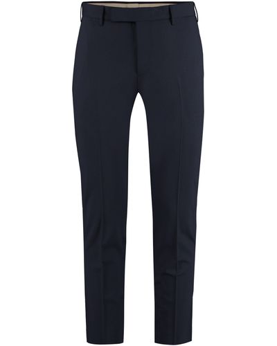 PT01 Pantaloni in lana vergine - Blu