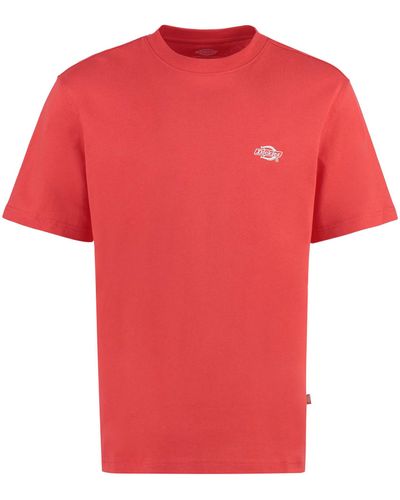 Dickies T-shirt Summerdale in cotone - Rosso