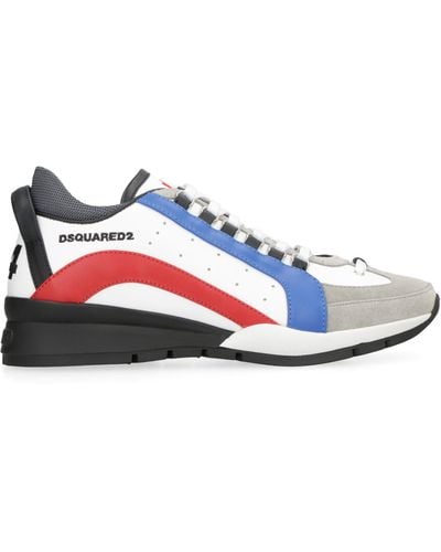 DSquared² Sneakers low-top Legendary in pelle - Bianco
