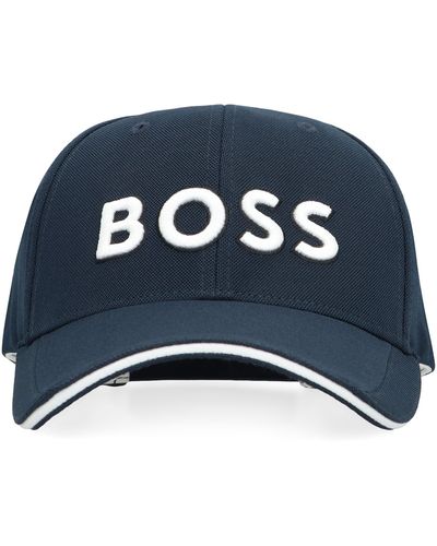 BOSS Logo Baseball Cap - Blue