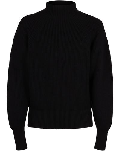 Ferragamo Turtleneck Wool Pullover - Black