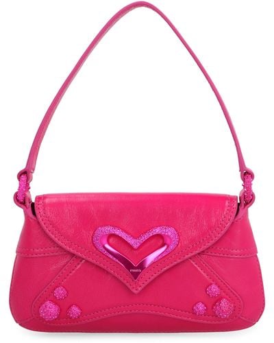 Pinko Baby 520 Bag Leather Bag - Pink