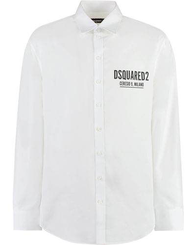 DSquared² Camicia in cotone - Bianco