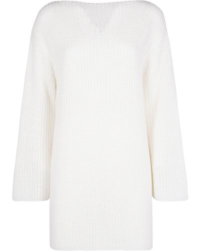 Ferragamo Cotton Sweater - White