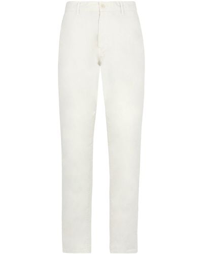 Aspesi Pantaloni in popeline di cotone - Bianco
