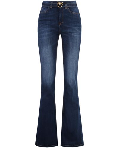 Pinko Flora Boot-cut Jeans - Blue