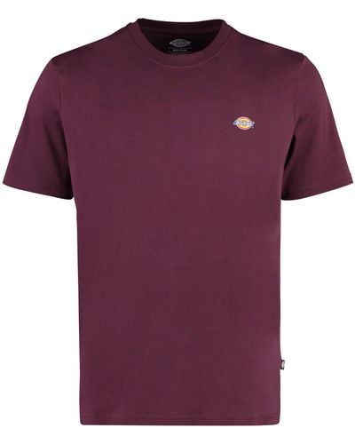 Dickies Mapleton Logo Cotton T-Shirt - Purple