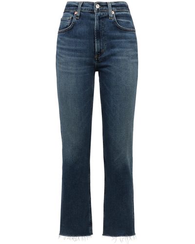 Citizens of Humanity Daphne Cropped Jeans - Blue
