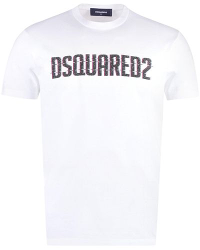 DSquared² Cotton Crew-neck T-shirt - White
