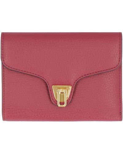 Coccinelle Beat Soft Leather Wallet - Red