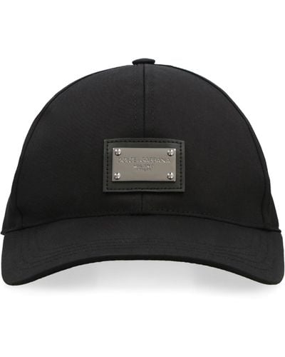 Dolce & Gabbana Cappello da baseball con logo - Nero