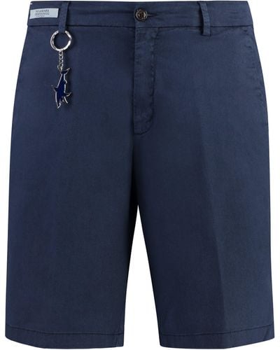 Paul & Shark Cotton Bermuda Shorts - Blue