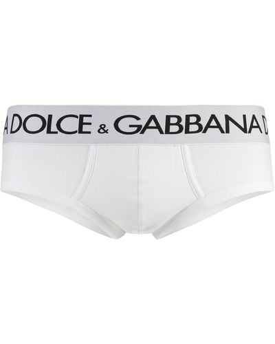 Dolce & Gabbana Set da due slip in cotone - Bianco