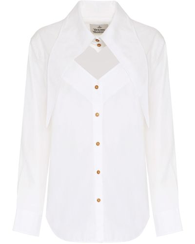 Vivienne Westwood Camicia Heart in cotone - Bianco