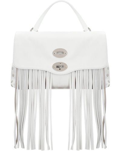 Zanellato Postina S Leather Handbag - White
