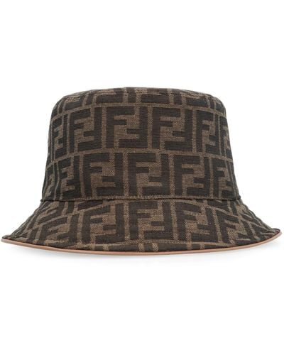 Fendi Bucket Hat - Brown