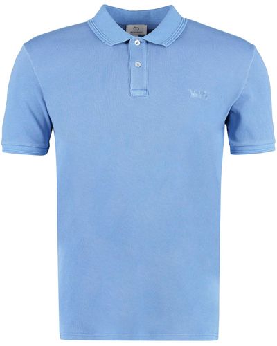 Woolrich Mackinack Cotton Polo Shirt - Blue