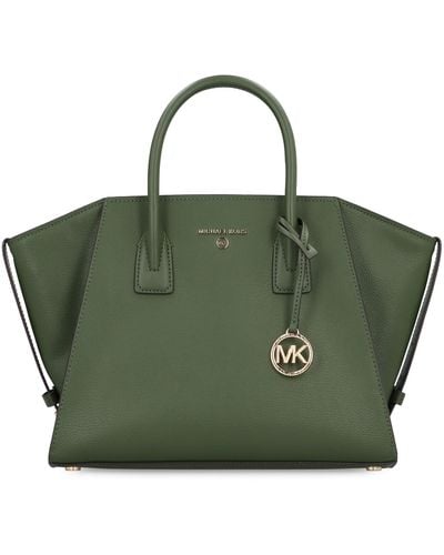 MICHAEL Michael Kors Avril Leather Handbag - Green
