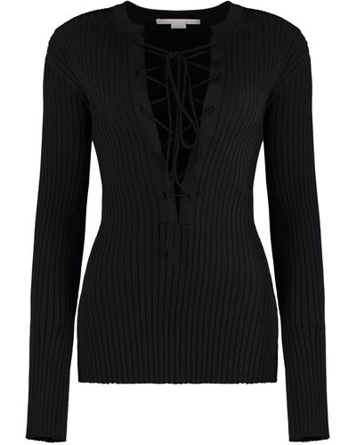 Stella McCartney Viscose-blend Sweater - Black