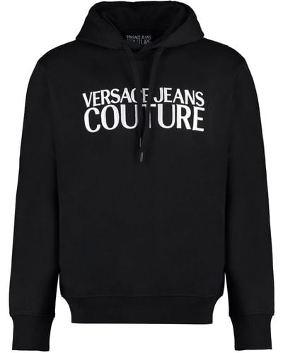 Versace Jeans Couture Hooded Sweatshirt - Black