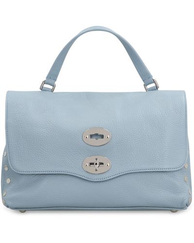 Zanellato Postina S Leather Handbag - Blue