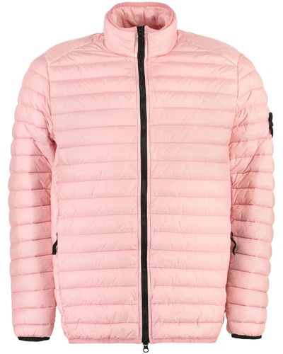 Stone Island Piumino in nylon tecnico - Rosa