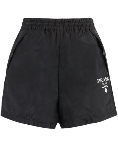 Prada Shorts in nylon - Nero