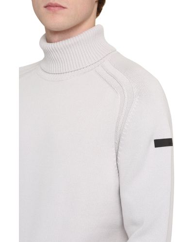 Rrd Cotton Turtleneck Sweater - Gray
