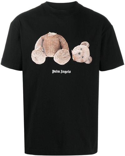 Palm Angels Kill Bear T Shirt - Black
