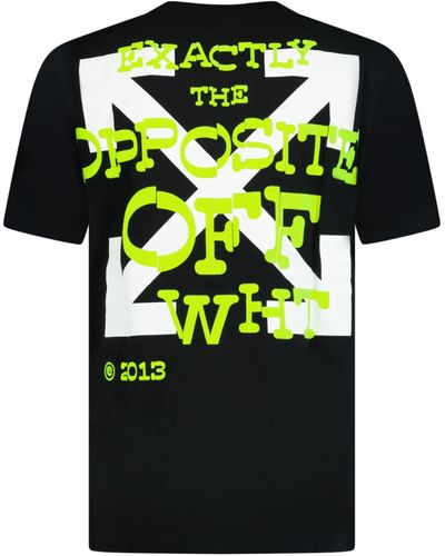 Off-White c/o Virgil Abloh Off- Opposite Arrows Printed T-Shirt - Black