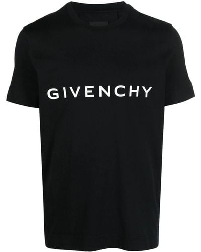 Givenchy Logo Print T-Shirt - Black