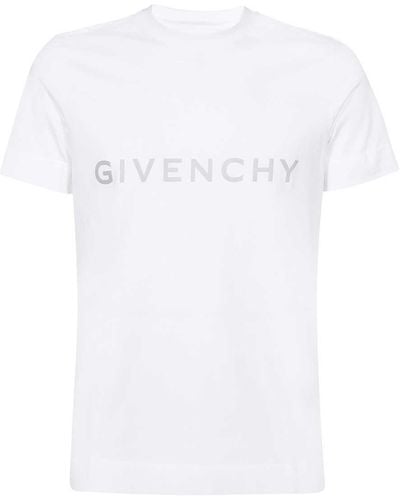 Givenchy Reflective Slim Fit T-shirt In White