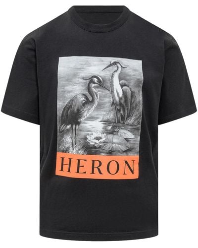 Heron Preston Heron Printed T-Shirt - Black