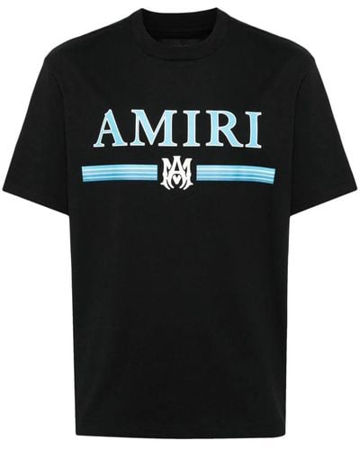Amiri Ma Bar Logo Printed T-Shirt - Black
