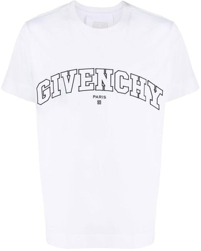 Givenchy College Embroidered Logo T-Shirt - White