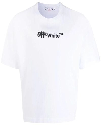 Off-White c/o Virgil Abloh Off- Helvetica Over-Sized T-Shirt - White