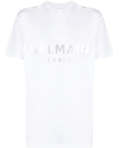 Balmain Print T-Shirt - White
