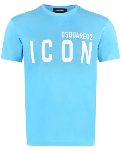 DSquared² Icon Printed T-Shirt - Blue