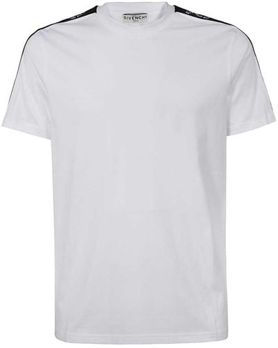 Givenchy Refracted Sleeve Logo T-Shirt - White