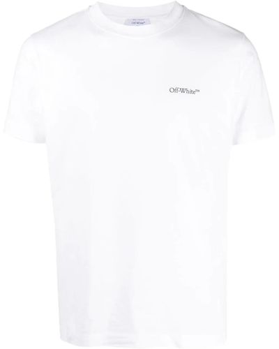 Off-White c/o Virgil Abloh Off- Scratch Arrow Logo Print T-Shirt - White