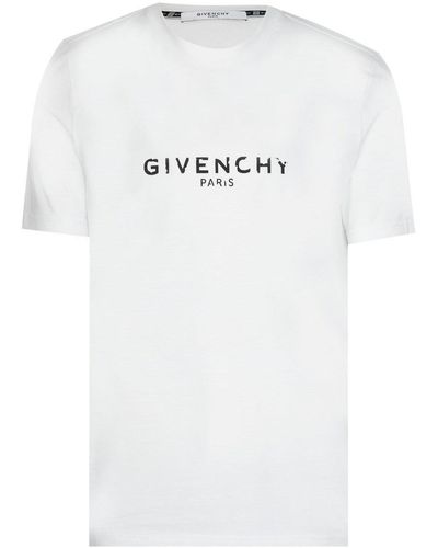 Givenchy Vintage Signature Slim Fit T-shirt In White